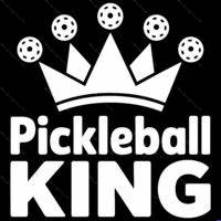 Pickleball King Direct to Film (DTF) Heat Transfer F-1598