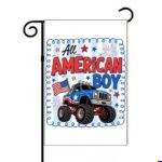 All American Boy Garden Flag U-1616