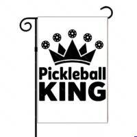 Pickleball King Garden Flag F-1598