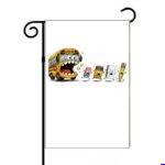School Eating Bus Garden Flag F-1619