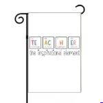 Teacher The Inspirational Element  Garden Flag F-1614
