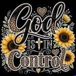 God Is In Control Metal Photo I-1620