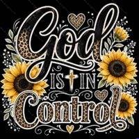 God Is In Control Metal Photo I-1620