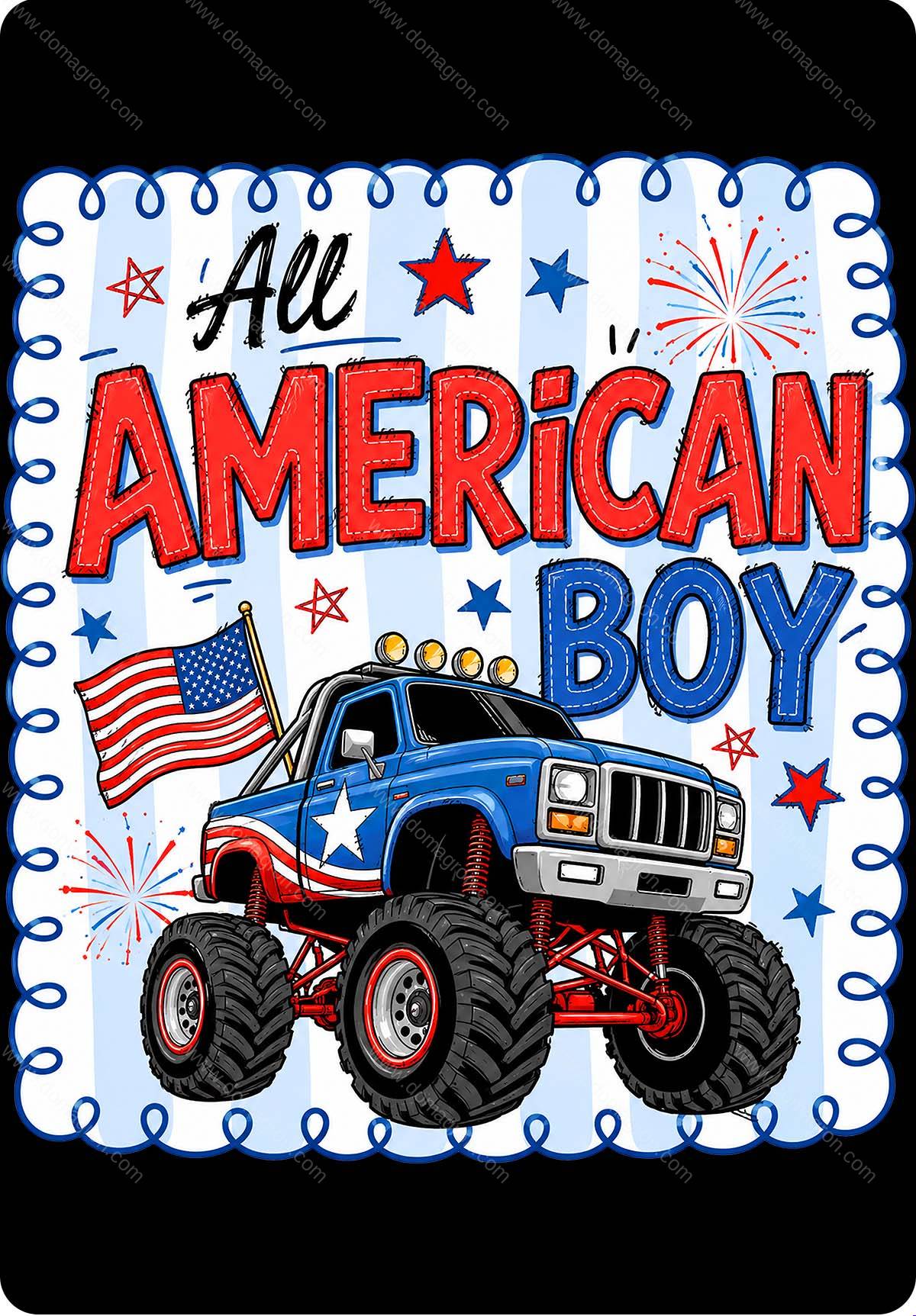 All American Boy Metal Photo U-1616