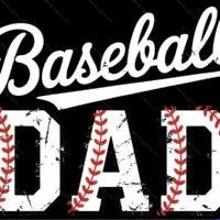 Baseball Dad Metal Photo F-1600