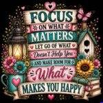 Focus On What Matters Metal Photo I-1605
