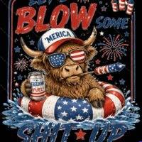 Let's Blow Some Independence Day Metal Photo U-1607
