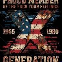 Proud Member Of The X Generation Metal Photo S-1608