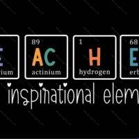 Teacher The Inspirational Element Metal Photo F-1614