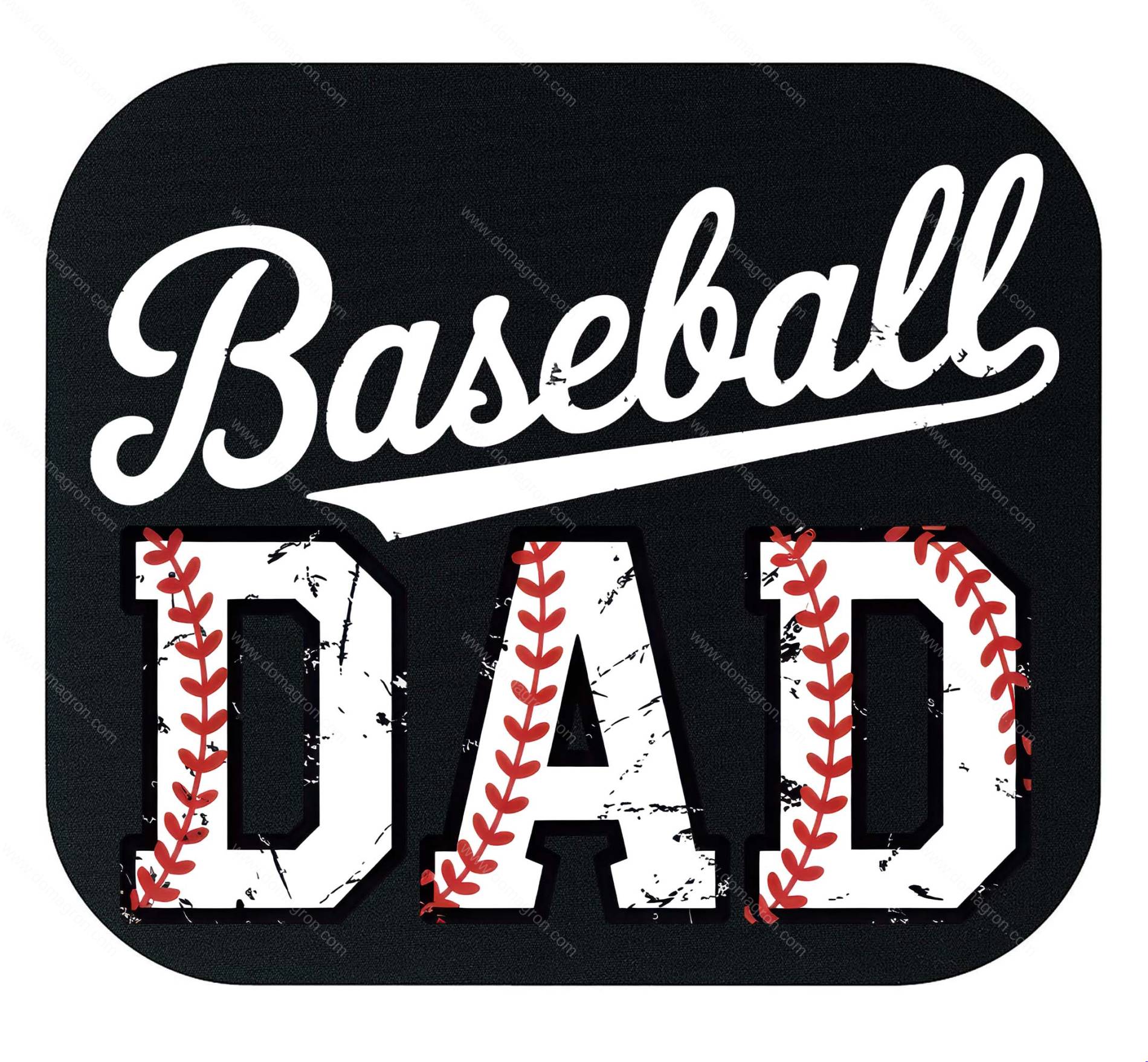 Baseball Dad Mouse Pad F-1600
