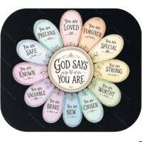 God Says Mouse Pad I-1606