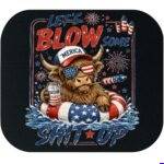Let's Blow Some Independence Day Mouse Pad U-1607