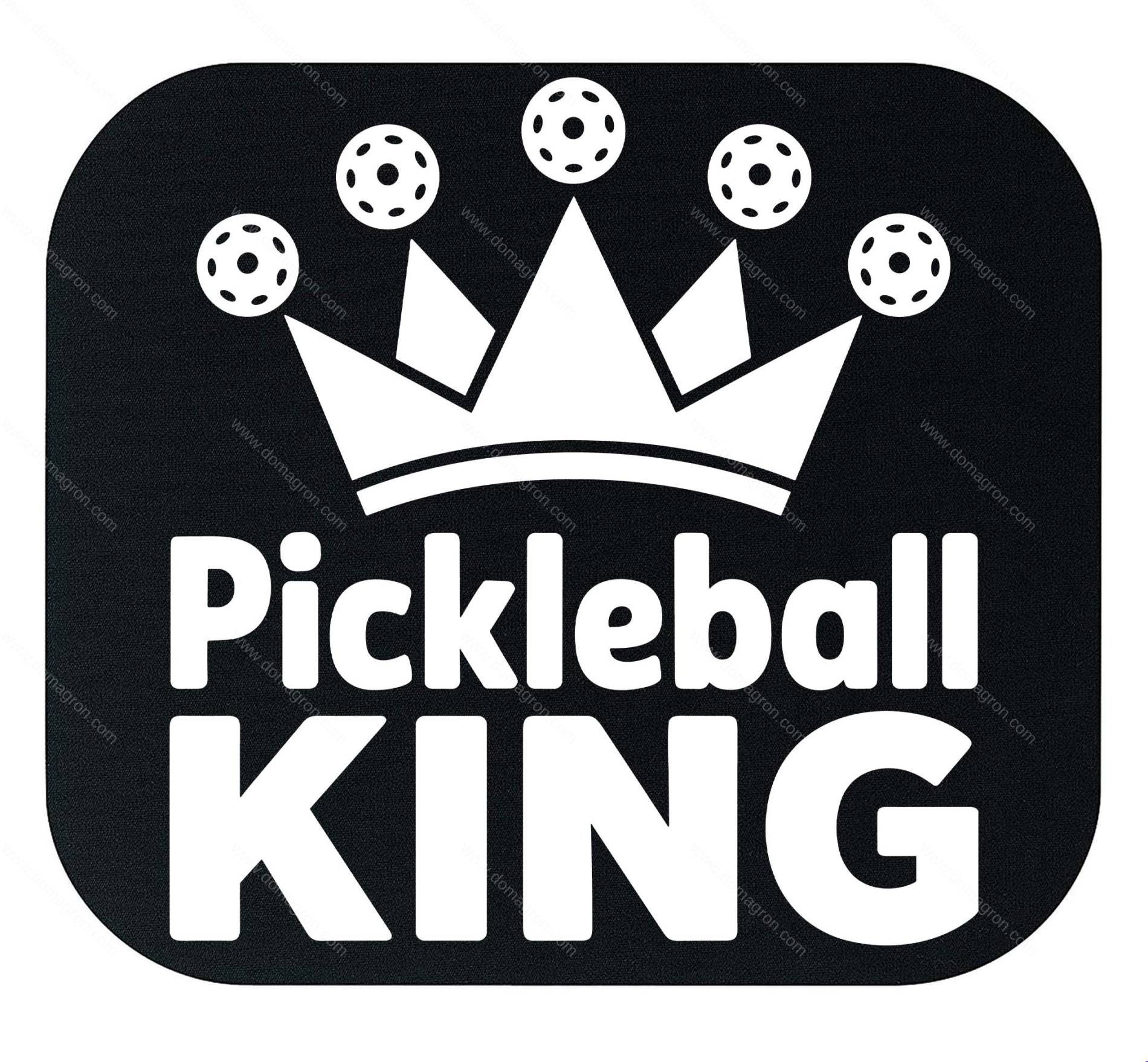 Pickleball King Mouse Pad F-1598
