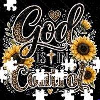 God Is In Control Jigsaw Puzzle I-1620