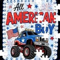 All American Boy Jigsaw Puzzle U-1616