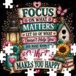 Focus On What Matters Jigsaw Puzzle I-1605