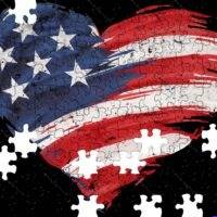 Heart Flag Jigsaw Puzzle U-1611