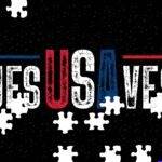 Jesus Saves USA Inspirational Patriotic Jigsaw Puzzle I-1613