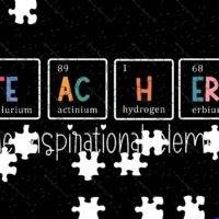 Teacher The Inspirational Element  Jigsaw Puzzle F-1614