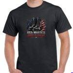 Red White Patriotic Boots Shirt U-1597
