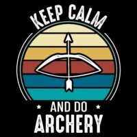 Keep Calm And Do Archery Direct to Film (DTF) Heat Transfer F-1627