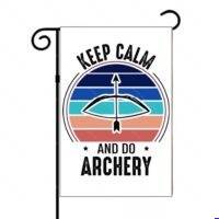 Keep Calm And Do Archery Garden Flag F-1627