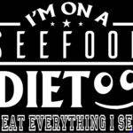 I'm On A Seefood Diet Metal Photo F-1625