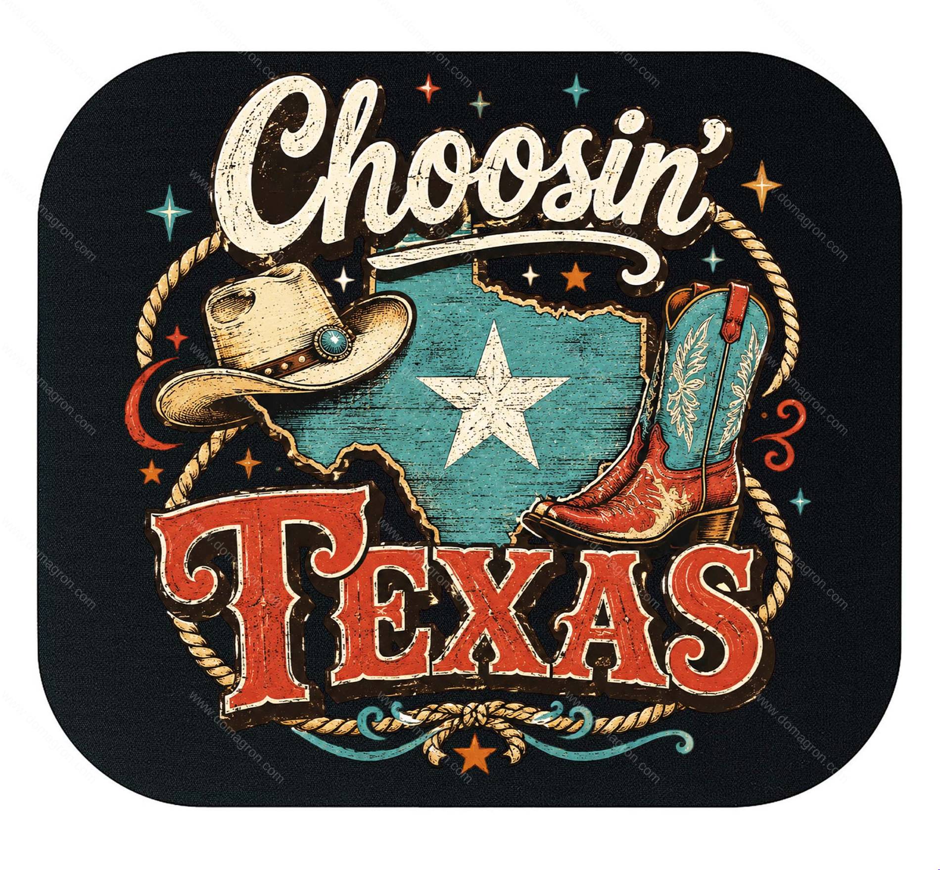 Choosin Texas Mouse Pad P-1623