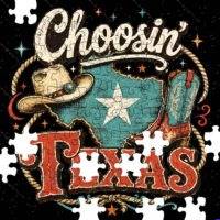 Choosin Texas Jigsaw Puzzle P-1623