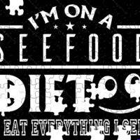 I'm On A Seefood Diet Jigsaw Puzzle F-1625