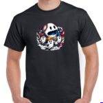 Halloween Baseball Ghost Shirt H-1650