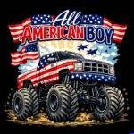 All American Boy Direct to Film (DTF) Heat Transfer U-1644