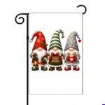 A Gnome Christmas Garden Flag H-1641