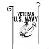 US Navy Veteran Garden Flag V-1640