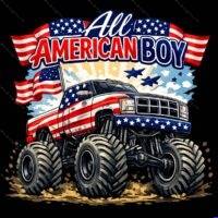 All American Boy Metal Photo U-1644