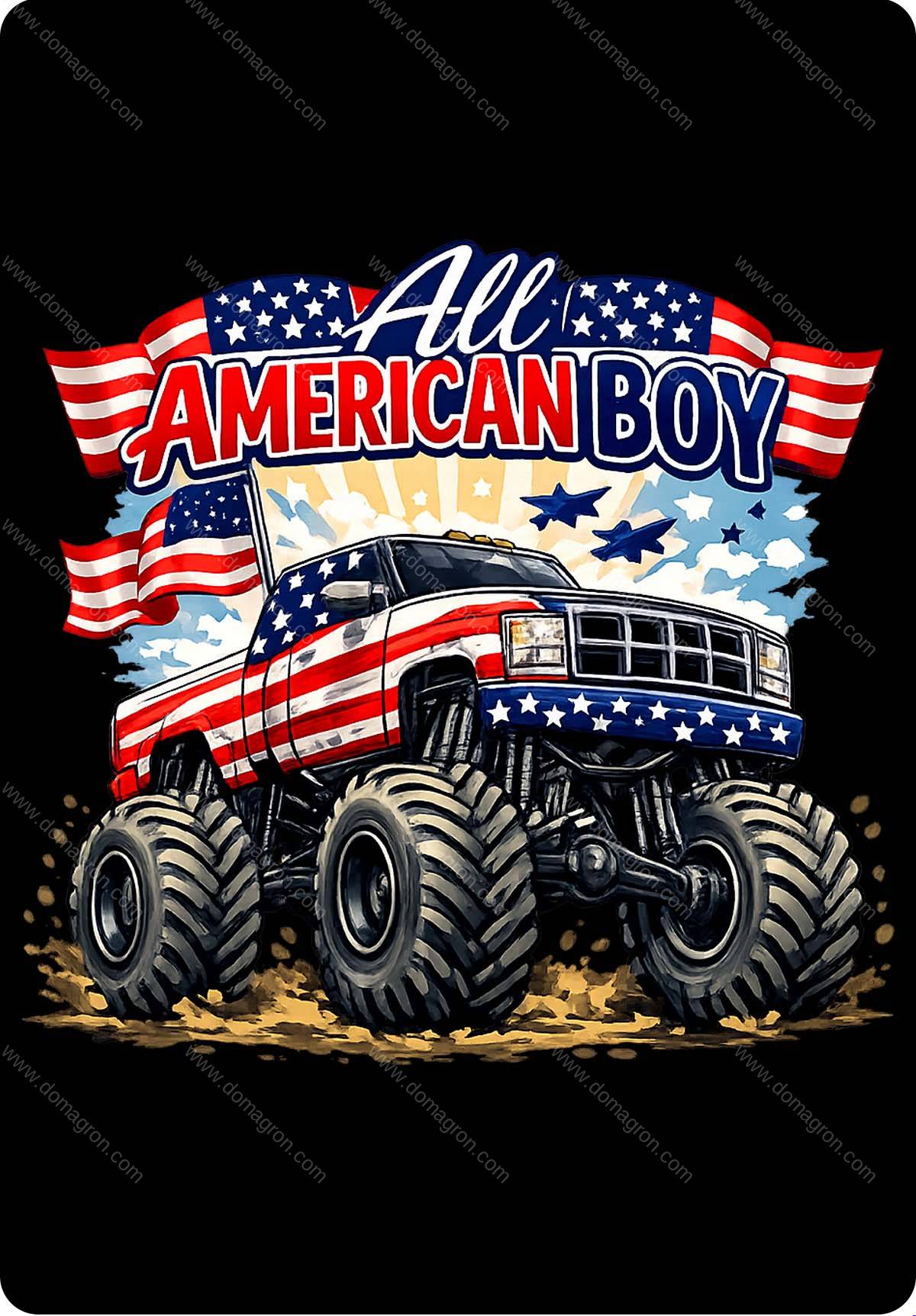 All American Boy Metal Photo U-1644