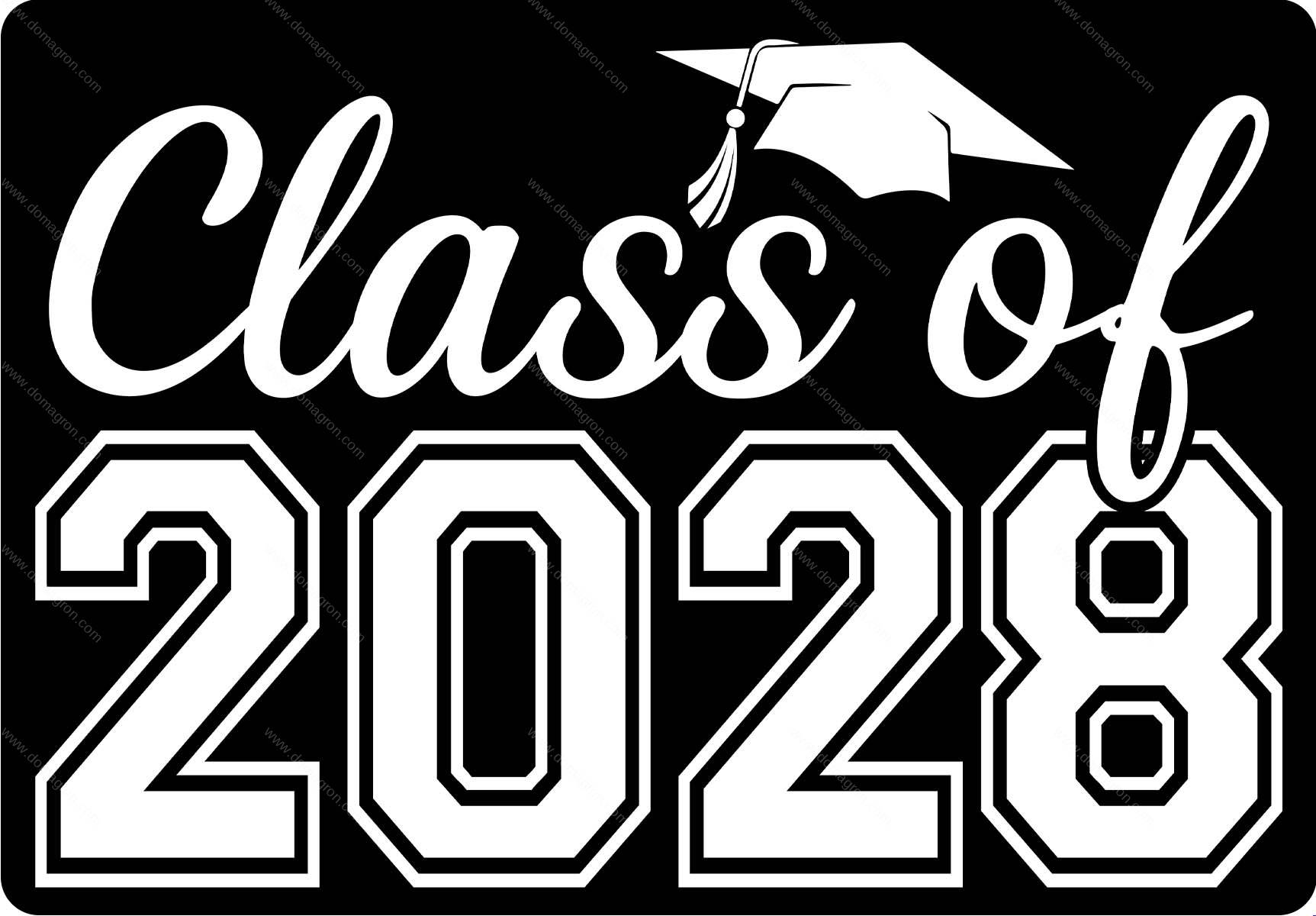 Class of 2028 Metal Photo F-1633