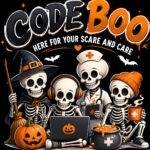 Code Boo Nurse's Halloween Metal Photo H-1634