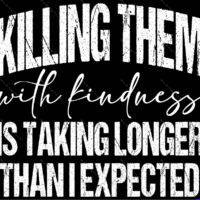 Killing Them With Kindness Metal Photo S-1653