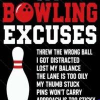 My Bowling Excuses Metal Photo S-1652