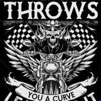 When Life Throws You A Curve Lean Into It Biker Metal Photo O-1662