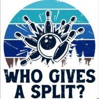 Who Give A Split Bowling Metal Photo S-1646