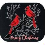 A Cardinal Merry Christmas Mouse Pad H-1643