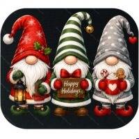 A Gnome Christmas Mouse Pad H-1641