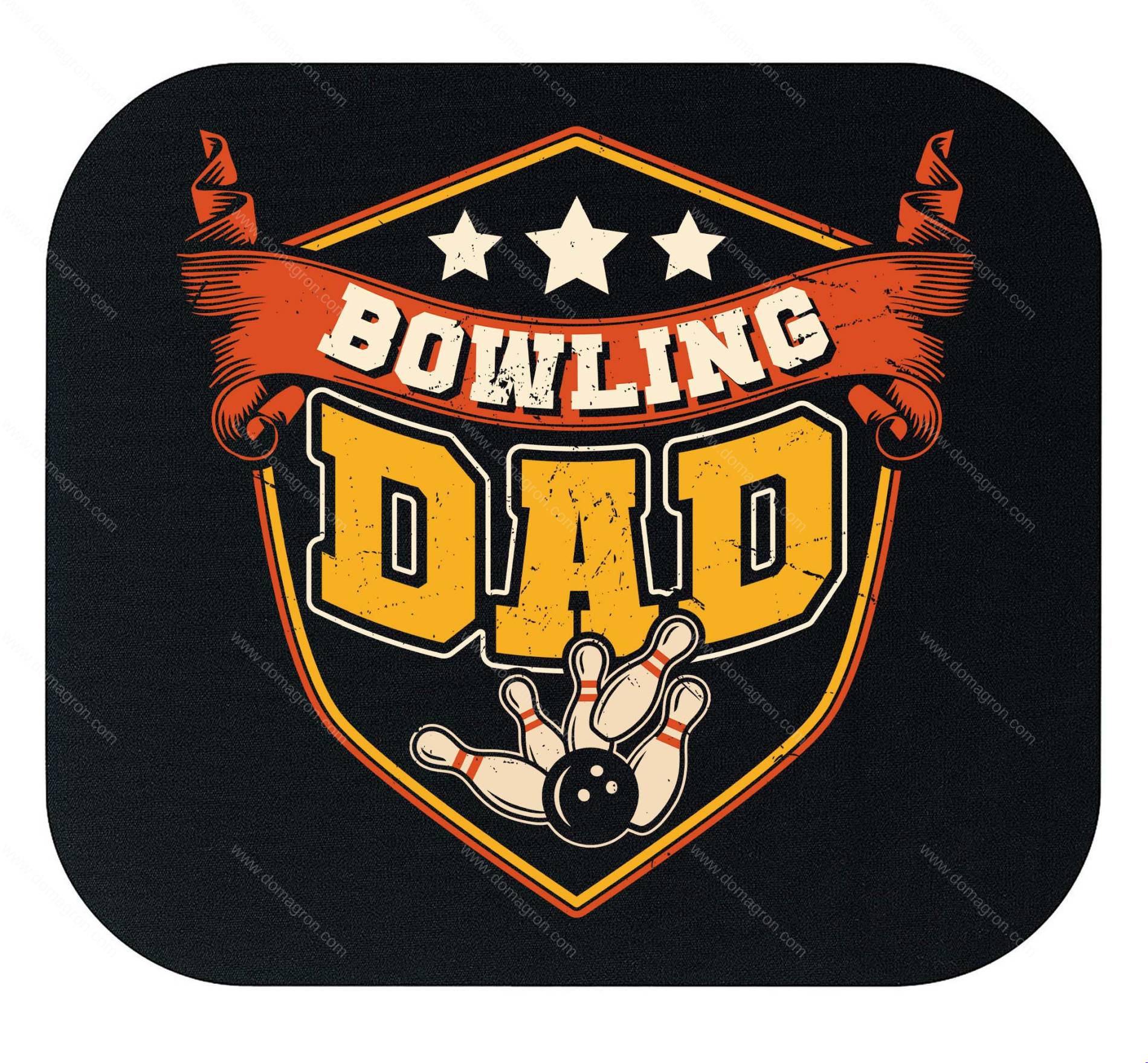 Bowling Dad Mouse Pad S-1648