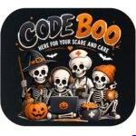 Code Boo Nurse's Halloween Mouse Pad H-1634