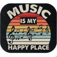 Music Is My Happy Place Mouse Pad F-1655