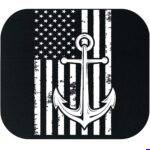US Navy Anchor Flag Mouse Pad M-1638