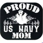 Proud US Navy Mom Mouse Pad M-1639