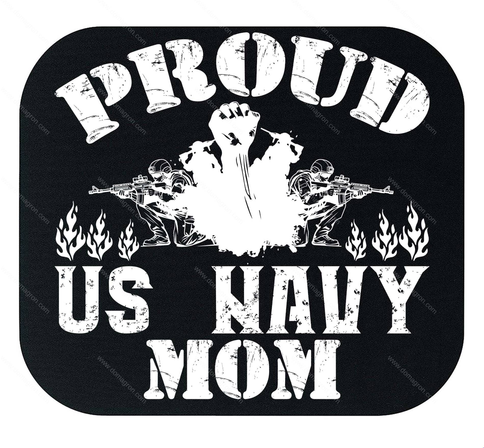 Proud US Navy Mom Mouse Pad M-1639